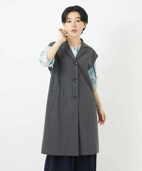 Maison de CINQ / メゾン ドゥ サンク ベスト | カノコ編みロングジレ | 詳細7