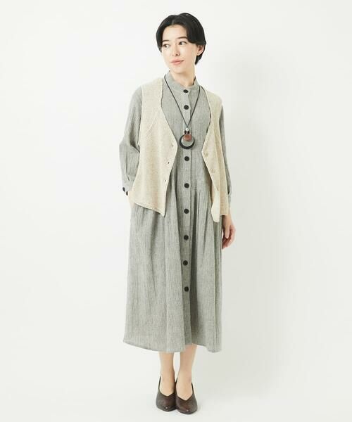 Maison de CINQ / メゾン ドゥ サンク ロング・マキシ丈ワンピース | 楊柳ブラウスワンピース | 詳細19