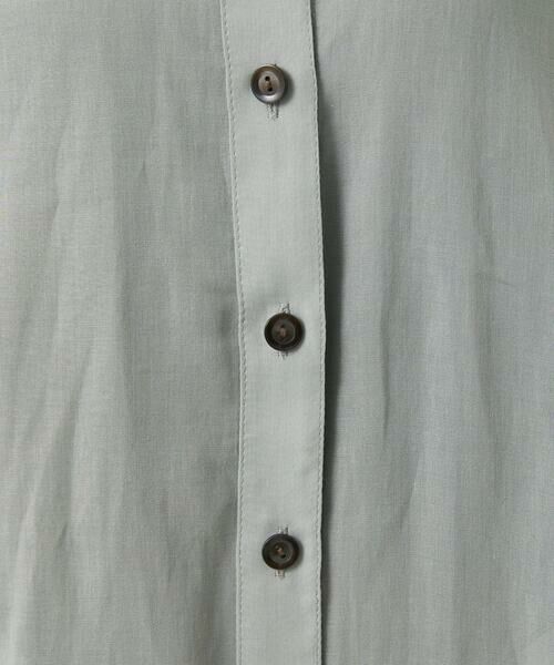 Maison de CINQ / メゾン ドゥ サンク ロング・マキシ丈ワンピース | コットンオーガンジーシャツワンピース | 詳細20