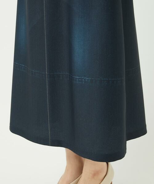 Maison de CINQ / メゾン ドゥ サンク ロング・マキシ丈スカート | [リバーシブル]デニムペイズリープリントスカート | 詳細13