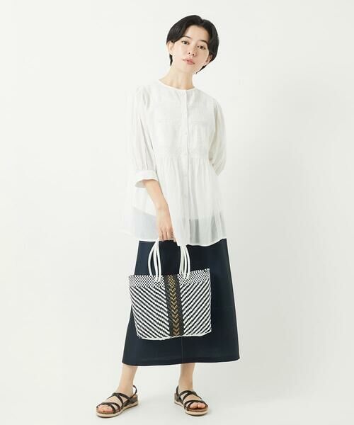 Maison de CINQ / メゾン ドゥ サンク ロング・マキシ丈スカート | [リバーシブル]デニムペイズリープリントスカート | 詳細26