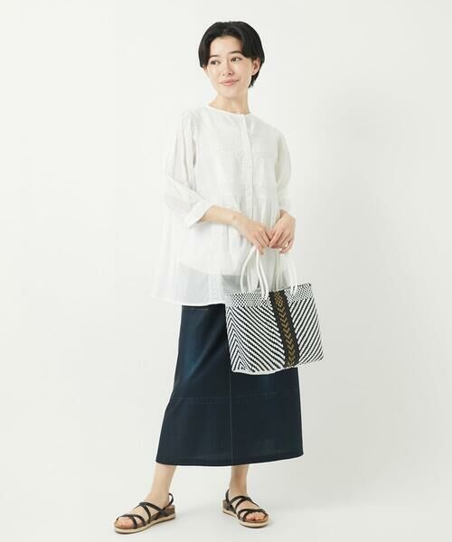 Maison de CINQ / メゾン ドゥ サンク ロング・マキシ丈スカート | [リバーシブル]デニムペイズリープリントスカート | 詳細28