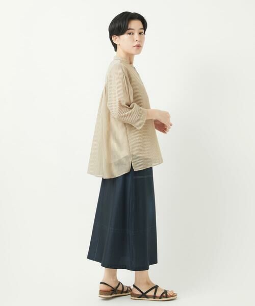 Maison de CINQ / メゾン ドゥ サンク ロング・マキシ丈スカート | [リバーシブル]デニムペイズリープリントスカート | 詳細30