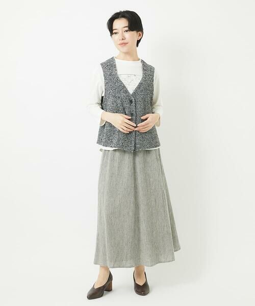 Maison de CINQ / メゾン ドゥ サンク ロング・マキシ丈スカート | 楊柳スカート | 詳細23