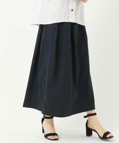 Maison de CINQ / メゾン ドゥ サンク ロング・マキシ丈スカート | ナイロンストレッチタフタスカート