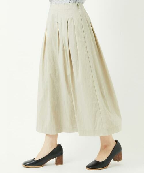 Maison de CINQ / メゾン ドゥ サンク ロング・マキシ丈スカート | ナイロンストレッチタフタスカート | 詳細1