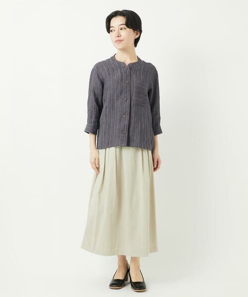 Maison de CINQ / メゾン ドゥ サンク ロング・マキシ丈スカート | ナイロンストレッチタフタスカート | 詳細17