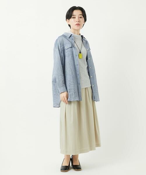 Maison de CINQ / メゾン ドゥ サンク ロング・マキシ丈スカート | ナイロンストレッチタフタスカート | 詳細19