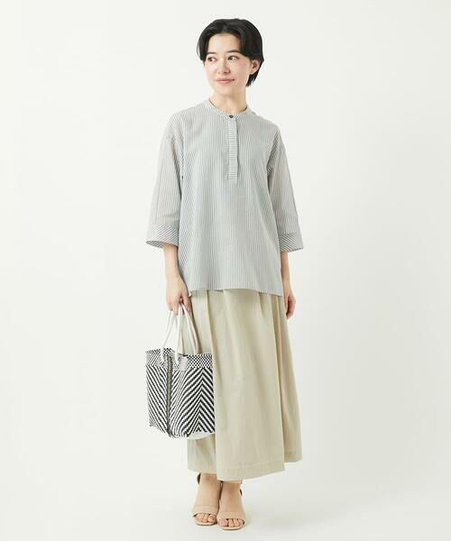 Maison de CINQ / メゾン ドゥ サンク ロング・マキシ丈スカート | ナイロンストレッチタフタスカート | 詳細21