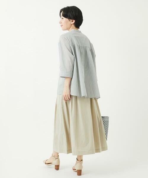 Maison de CINQ / メゾン ドゥ サンク ロング・マキシ丈スカート | ナイロンストレッチタフタスカート | 詳細23