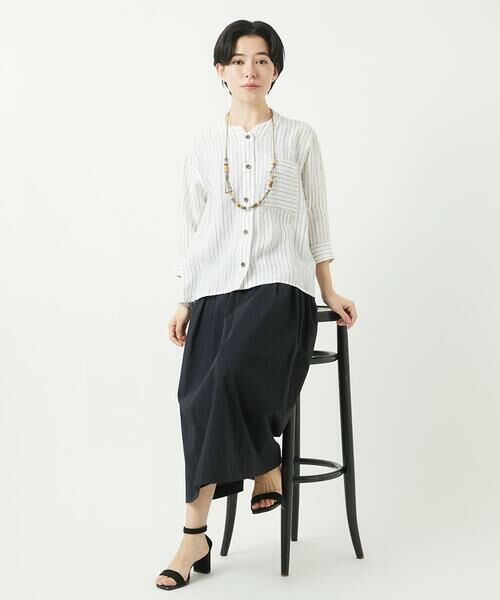 Maison de CINQ / メゾン ドゥ サンク ロング・マキシ丈スカート | ナイロンストレッチタフタスカート | 詳細27