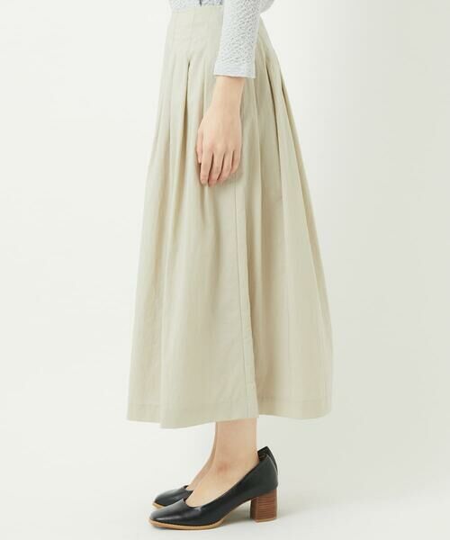 Maison de CINQ / メゾン ドゥ サンク ロング・マキシ丈スカート | ナイロンストレッチタフタスカート | 詳細5