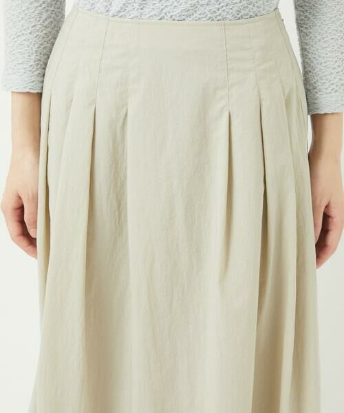 Maison de CINQ / メゾン ドゥ サンク ロング・マキシ丈スカート | ナイロンストレッチタフタスカート | 詳細7