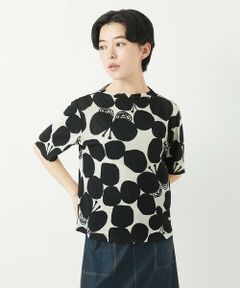 Maison de CINQ / メゾン ドゥ サンク カットソー | [日本製]コットンガーゼフライスドットバタフライカットソー