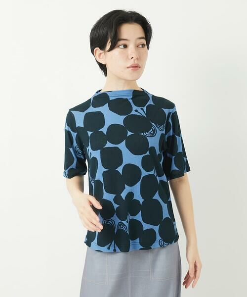 Maison de CINQ / メゾン ドゥ サンク カットソー | [日本製]コットンガーゼフライスドットバタフライカットソー | 詳細12