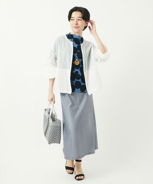 Maison de CINQ / メゾン ドゥ サンク カットソー | [日本製]コットンガーゼフライスドットバタフライカットソー | 詳細5