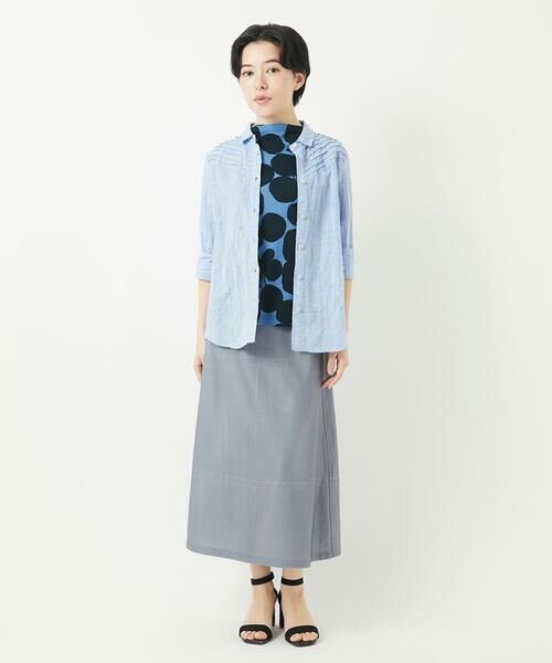 Maison de CINQ / メゾン ドゥ サンク カットソー | [日本製]コットンガーゼフライスドットバタフライカットソー | 詳細7