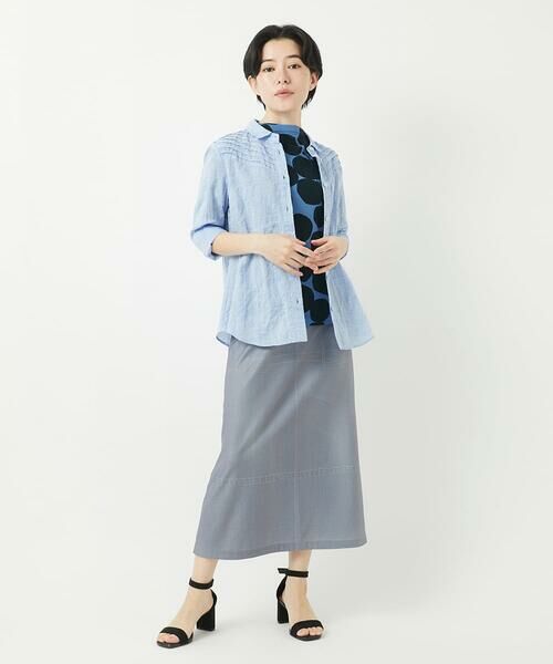 Maison de CINQ / メゾン ドゥ サンク カットソー | [日本製]コットンガーゼフライスドットバタフライカットソー | 詳細8