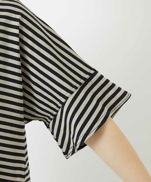 Maison de CINQ / メゾン ドゥ サンク カットソー | [日本製]レースデザインボーダーカットソー | 詳細10