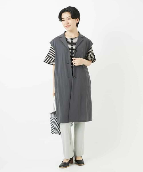 Maison de CINQ / メゾン ドゥ サンク カットソー | [日本製]レースデザインボーダーカットソー | 詳細19