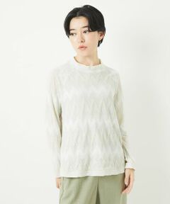 Maison de CINQ / メゾン ドゥ サンク カットソー | [日本製]ヤバネジャガードカットソー