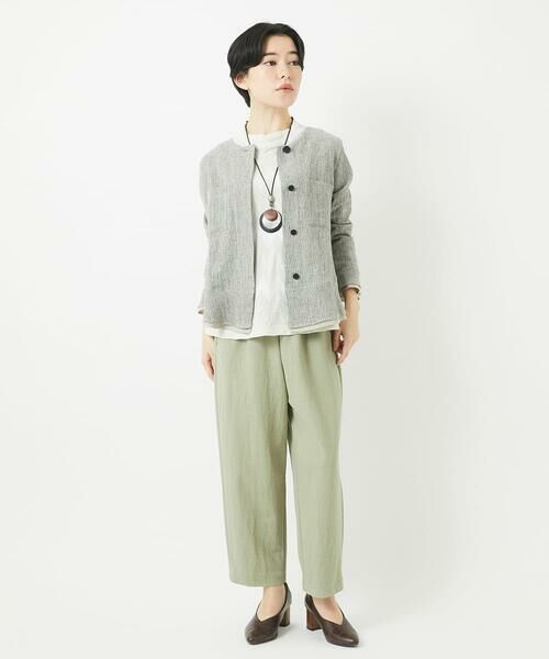 Maison de CINQ / メゾン ドゥ サンク カットソー | [日本製]ヤバネジャガードカットソー | 詳細12