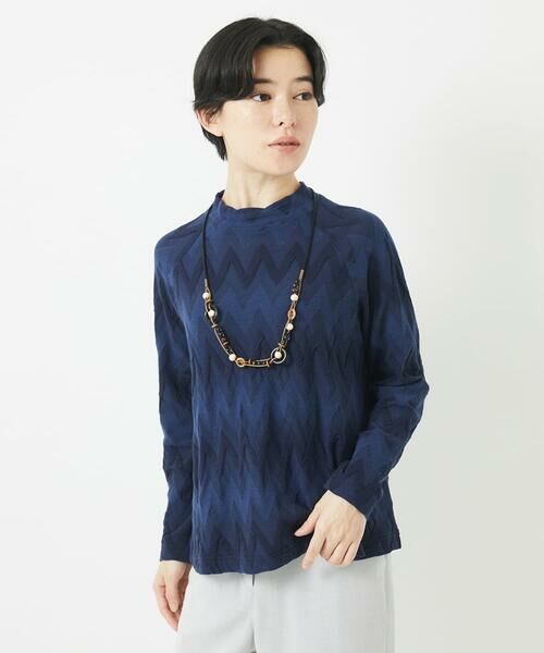 Maison de CINQ / メゾン ドゥ サンク カットソー | [日本製]ヤバネジャガードカットソー | 詳細3