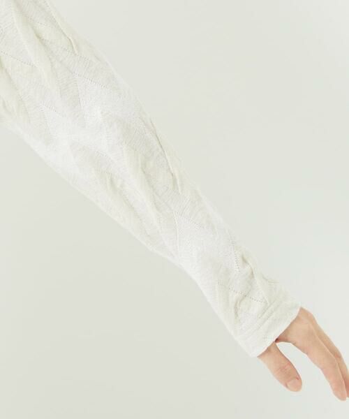 Maison de CINQ / メゾン ドゥ サンク カットソー | [日本製]ヤバネジャガードカットソー | 詳細8