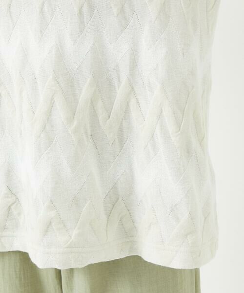 Maison de CINQ / メゾン ドゥ サンク カットソー | [日本製]ヤバネジャガードカットソー | 詳細9