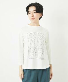 Maison de CINQ / メゾン ドゥ サンク カットソー | [日本製]エココットン9分袖カットソー