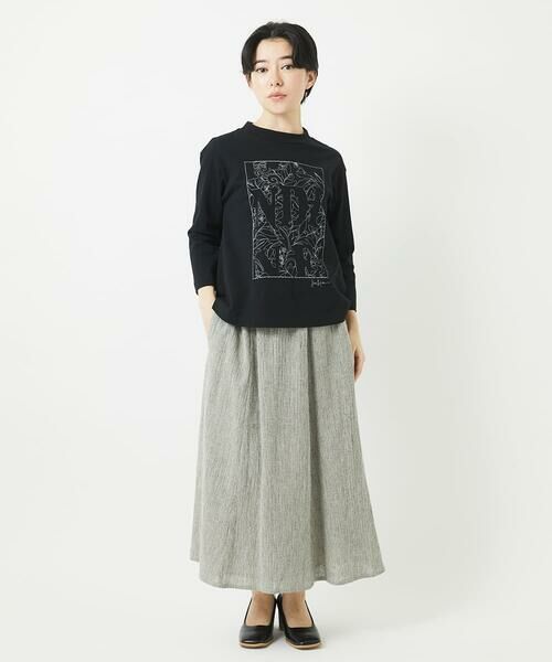 Maison de CINQ / メゾン ドゥ サンク カットソー | [日本製]エココットン9分袖カットソー | 詳細13