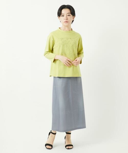 Maison de CINQ / メゾン ドゥ サンク カットソー | [日本製]エココットン9分袖カットソー | 詳細17