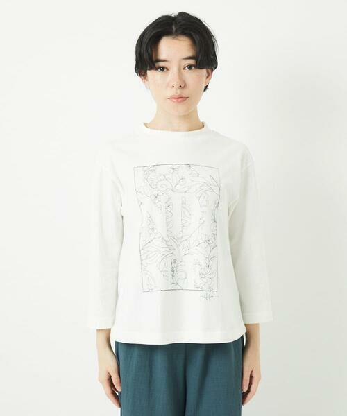 Maison de CINQ / メゾン ドゥ サンク カットソー | [日本製]エココットン9分袖カットソー | 詳細23