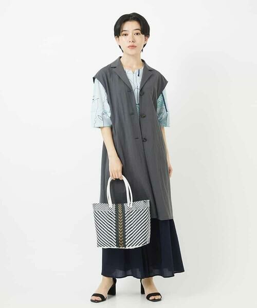 Maison de CINQ / メゾン ドゥ サンク カットソー | [日本製]線描きフラワープリントカットソー | 詳細30