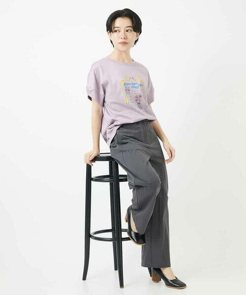 Maison de CINQ / メゾン ドゥ サンク その他パンツ | コットンナイロンカノコ編みパンツ | 詳細1