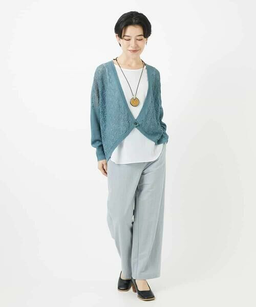 Maison de CINQ / メゾン ドゥ サンク その他パンツ | コットンナイロンカノコ編みパンツ | 詳細19