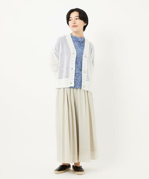 Maison de CINQ / メゾン ドゥ サンク その他パンツ | 強撚ピケワイドパンツ | 詳細16