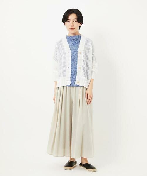 Maison de CINQ / メゾン ドゥ サンク その他パンツ | 強撚ピケワイドパンツ | 詳細17