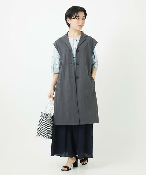 Maison de CINQ / メゾン ドゥ サンク その他パンツ | 強撚ピケワイドパンツ | 詳細19