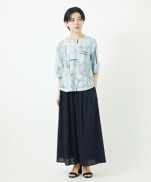 Maison de CINQ / メゾン ドゥ サンク その他パンツ | 強撚ピケワイドパンツ | 詳細20