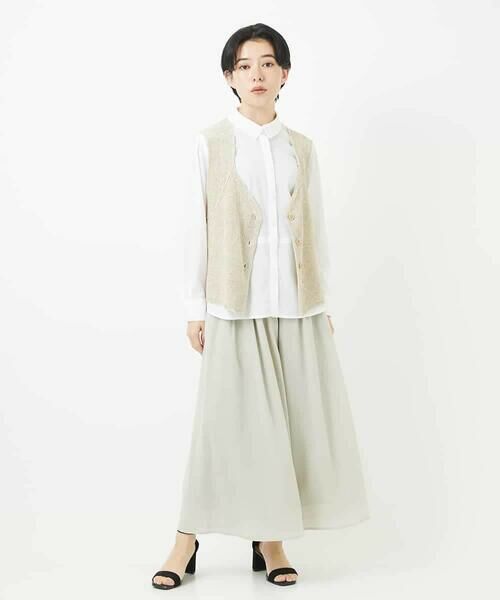 Maison de CINQ / メゾン ドゥ サンク その他パンツ | 強撚ピケワイドパンツ | 詳細6