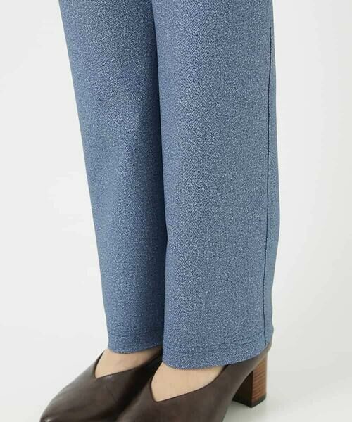 Maison de CINQ / メゾン ドゥ サンク その他パンツ | [3サイズ展開・接触冷感・夏向け素材]デニム風綾プリントハイテンションストレッチパンツ | 詳細11