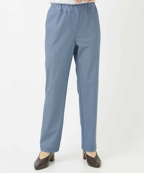 Maison de CINQ / メゾン ドゥ サンク その他パンツ | [3サイズ展開・接触冷感・夏向け素材]デニム風綾プリントハイテンションストレッチパンツ | 詳細2