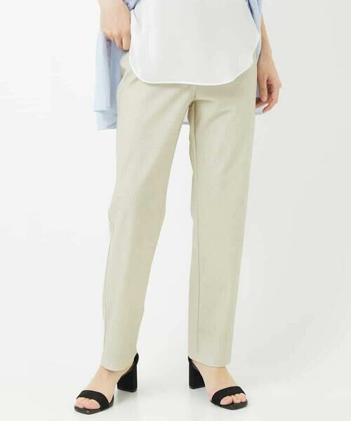 Maison de CINQ / メゾン ドゥ サンク その他パンツ | [3サイズ展開・接触冷感・夏向け素材]デニム風綾プリントハイテンションストレッチパンツ | 詳細3