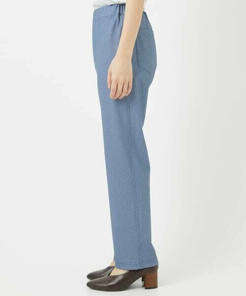 Maison de CINQ / メゾン ドゥ サンク その他パンツ | [3サイズ展開・接触冷感・夏向け素材]デニム風綾プリントハイテンションストレッチパンツ | 詳細6