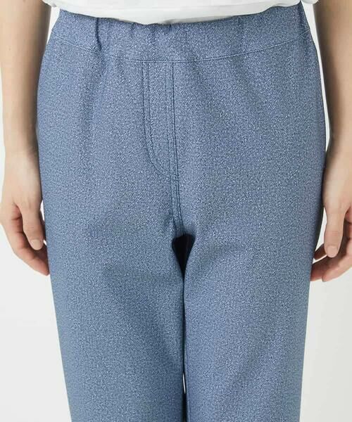 Maison de CINQ / メゾン ドゥ サンク その他パンツ | [3サイズ展開・接触冷感・夏向け素材]デニム風綾プリントハイテンションストレッチパンツ | 詳細9