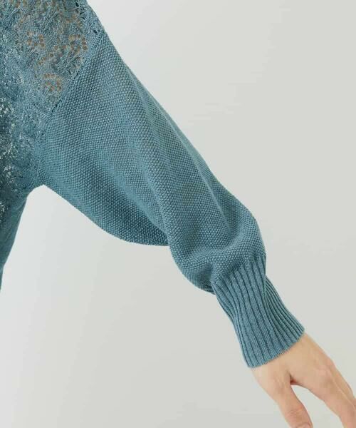 Maison de CINQ / メゾン ドゥ サンク カーディガン・ボレロ | 透かし柄ニットカーディガン | 詳細16
