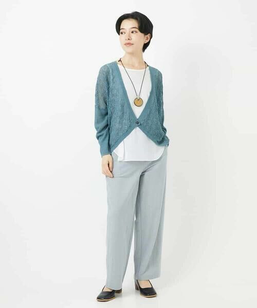 Maison de CINQ / メゾン ドゥ サンク カーディガン・ボレロ | 透かし柄ニットカーディガン | 詳細23