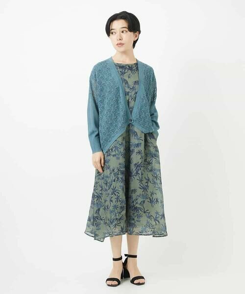 Maison de CINQ / メゾン ドゥ サンク カーディガン・ボレロ | 透かし柄ニットカーディガン | 詳細26