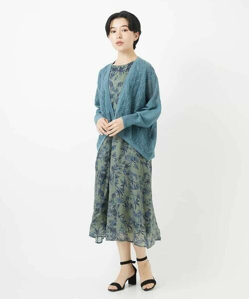 Maison de CINQ / メゾン ドゥ サンク カーディガン・ボレロ | 透かし柄ニットカーディガン | 詳細27